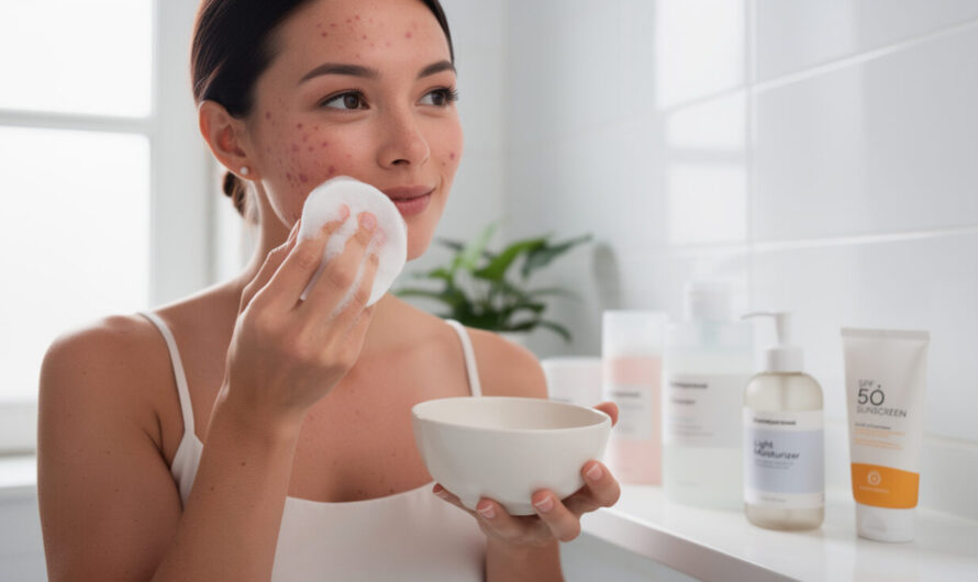 Acné adulte légère : quelle routine dermocosmétique adopter ?