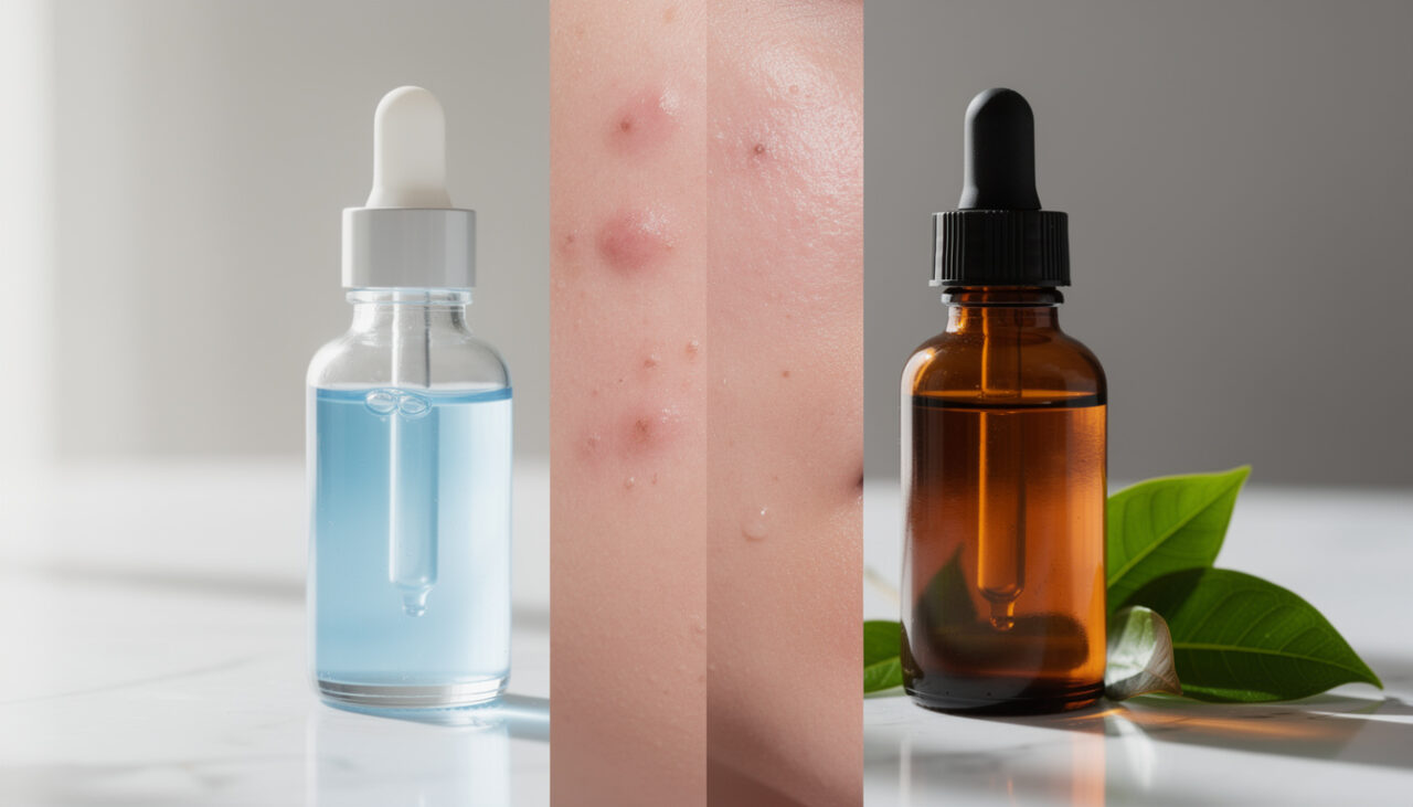 découvrez comment choisir entre la niacinamide et l'acide salicylique selon vos imperfections pour une peau nette et équilibrée.
