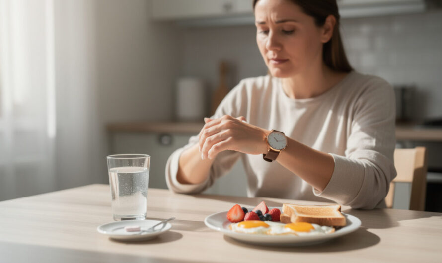 Médicament pris à jeun : combien de temps faut-il attendre avant de manger ?